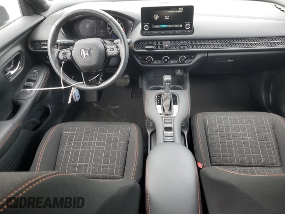 2024 Honda HR-V Sport with VIN 3CZRZ2H58RM742241, listed as a Copart auction lot 57434785 with 9,300 mi miles and Salvage title. Bid and sale history available at DreamBid. Image 8.