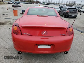 2003 Lexus SC with VIN JTHFN48Y130043858, listed as a Copart auction lot 47760605 with 139,806 mi miles and Salvage Title. Bid and sale history available at carsss.com. Image 6.