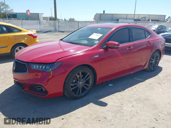 2018 Acura TLX w/A-SPEC Pkg with VIN 19UUB2F67JA007933, listed as a IAAI auction lot 41774816 with 68,823 mi miles. Bid and sale history available at carsss.com. Image 17.