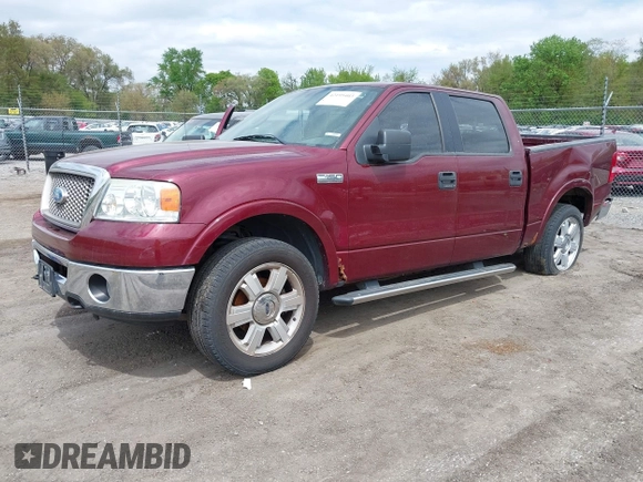 2006 Ford F-150 XLT with VIN 1FTPW14V16FB14717, listed as a IAAI auction lot 42195403 with 141,401 mi miles and . Bid and sale history available at carsss.com. Image 2.