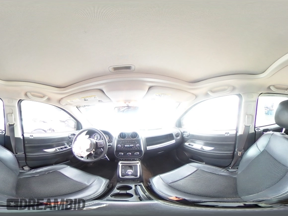 2014 Jeep Compass Latitude with VIN 1C4NJDEB4ED904731, listed as a Copart auction lot 51809165 with 104,760 mi miles and Salvage Title. Bid and sale history available at DreamBid. Image 15.