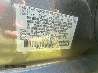 2017 Nissan Sentra SV with VIN 3N1AB7AP4HY385568, listed as a Copart auction lot 45530375 with 124,776 mi miles and Clean Title. Bid and sale history available at carsss.com. Image 10.