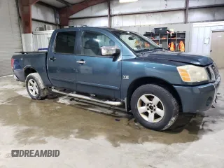 2004 Nissan Titan LE with VIN 1N6AA07B24N517623, listed as a Copart auction lot 46680665 with 217,639 mi miles and Clean Title. Bid and sale history available at carsss.com. Image 4.