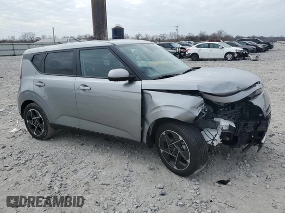 2024 Kia Soul EX with VIN KNDJ33AU6R7921013, listed as a Copart auction lot 43859525 with 7,086 mi miles and Salvage Title. Bid and sale history available at carsss.com. Image 4.