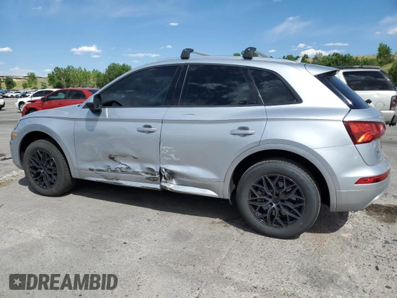 2018 Audi Q5 Premium with VIN WA1ANAFYXJ2155647, listed as a Copart auction lot 64397905 with 87,540 mi miles and Salvage title. Bid and sale history available at DreamBid. Image 2.