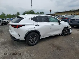 2025 Lexus NX 350 with VIN 2T2AGCEZ5SC065634, listed as a Copart auction lot 56819705 with 7,403 mi miles and Salvage title. Bid and sale history available at DreamBid. Image 3.