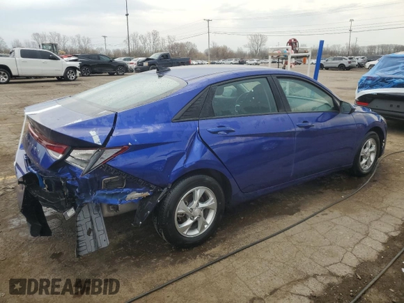 2023 Hyundai Elantra SE with VIN KMHLL4AG2PU455874, listed as a Copart auction lot 53378965 with 24,100 mi miles and Non Repairable. Bid and sale history available at DreamBid. Image 3.