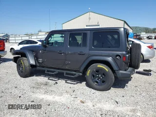 2020 Jeep Wrangler Unlimited Sport with VIN 1C4HJXDG6LW201614, listed as a Copart auction lot 51756345 with 56,346 mi miles and Salvage title. Bid and sale history available at DreamBid. Image 2.