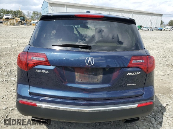 2012 Acura MDX Tech/Entertainment Pkg with VIN 2HNYD2H49CH513784, listed as a Copart auction lot 51459645 with 168,450 mi miles and Clean Title. Bid and sale history available at carsss.com. Image 6.