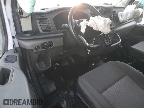 2020 Ford Transit Cargo with VIN 1FTBW3X89LKB13278, listed as a Copart auction lot 77077524 with 28,382 mi miles and Salvage Title. Bid and sale history available at DreamBid. Image 8.