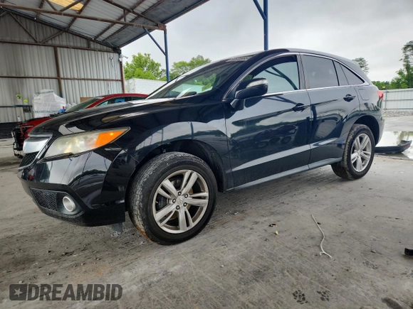 2013 Acura RDX Technology with VIN 5J8TB3H57DL006604, listed as a Copart auction lot 58535985 with 135,186 mi miles and Salvage title. Bid and sale history available at DreamBid. Image 1.