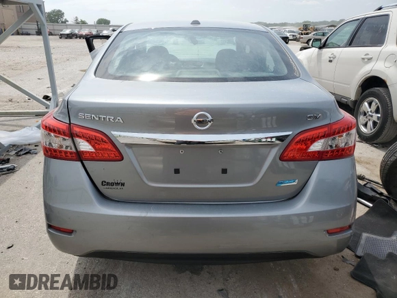 2014 Nissan Sentra SV with VIN 3N1AB7AP2EL638671, listed as a Copart auction lot 60745475 with Not provided miles and Salvage title. Bid and sale history available at DreamBid. Image 6.