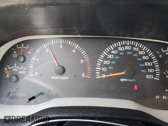 2001 Dodge 1500 z VIN 3B7HC13Z51M568382, wystawiony jako Copart lot #60704135 z przebiegiem 111 750 mil mil oraz Czysty tytuł • Clean title. Historia ofert i sprzedaży dostępna na DreamBid. Obrazek 9.