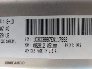 2014 Chrysler 200 Touring with VIN 1C3CCBBB7EN117992, listed as a IAAI auction lot 42060449 with 139,147 mi miles. Bid and sale history available at carsss.com. Image 9.