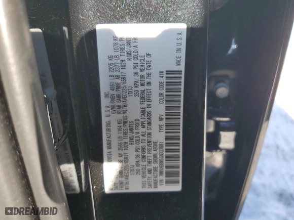 2025 Mazda CX-50 2.5 S Preferred Package with VIN 7MMVABBM5SN333881, listed as a Copart auction lot 42239705 with 0 mi miles and Salvage Title. Bid and sale history available at carsss.com. Image 13.