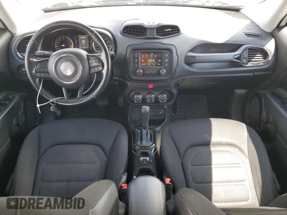 2017 Jeep Renegade Latitude with VIN ZACCJABB8HPE67123, listed as a Copart auction lot 55594475 with 101,646 mi miles and Salvage Title. Bid and sale history available at carsss.com. Image 8.