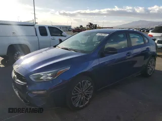 2021 Kia Forte GT with VIN 3KPF44AC4ME274670, listed as a Copart auction lot 47282745 with 31,868 mi miles and Salvage Title. Bid and sale history available at carsss.com. Image 1.