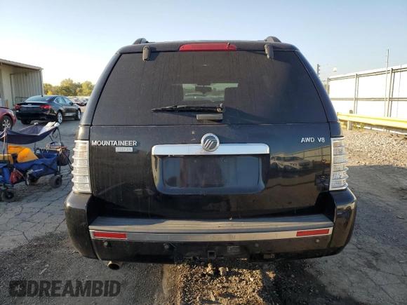 2006 Mercury Mountaineer Premier with VIN 4M2EU48826UJ11687, listed as a Copart auction lot 75607224 with 194,606 mi miles and Salvage Title. Bid and sale history available at carsss.com. Image 6.
