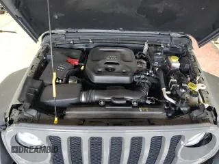 2018 Jeep Wrangler Unlimited Sport with VIN 1C4HJXDN7JW300342, listed as a Copart auction lot 58048065 with 52,791 mi miles and Salvage title. Bid and sale history available at DreamBid. Image 12.