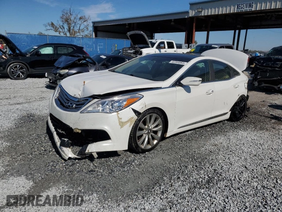 2014 Hyundai Azera Limited z VIN KMHFH4JG1EA361448, wystawiony jako Copart lot #42344065 z przebiegiem 178 452 mil mil oraz Szkoda całkowita • Salvage title. Historia ofert i sprzedaży dostępna na DreamBid. Obrazek 1.