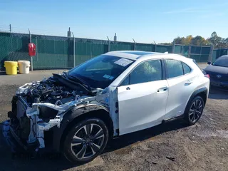 2021 Lexus UX with VIN JTHP9JBH5M2053797, listed as a IAAI auction lot 40718103 with 57,366 mi miles. Bid and sale history available at carsss.com. Image 19.