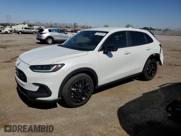 2024 Honda HR-V Sport with VIN 3CZRZ2H56RM708508, listed as a Copart auction lot 57341425 with 14,709 mi miles and Salvage title. Bid and sale history available at DreamBid. Image 1.