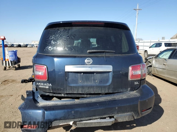 2019 Nissan Armada SV with VIN JN8AY2NC7K9583519, listed as a Copart auction lot 44861144 with 109,138 mi miles. Bid and sale history available at carsss.com. Image 6.