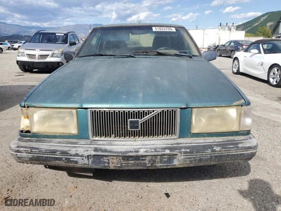 1994 Volvo 900 Action with VIN YV1JS8319R1170313, listed as a Copart auction lot 51833705 with 224,375 mi miles and Clean Title. Bid and sale history available at carsss.com. Image 5.