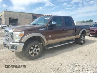 2011 Ford F-250 XL with VIN 1FT7W2BT3BED00895, listed as a Copart auction lot 57273424 with 180,181 mi miles and Salvage title. Bid and sale history available at DreamBid. Image 1.