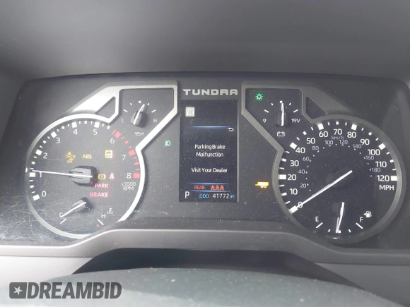 2023 Toyota Tundra SR5 with VIN 5TFLA5DB1PX070823, listed as a IAAI auction lot 42464005 with 41,772 mi miles and . Bid and sale history available at DreamBid. Image 7.