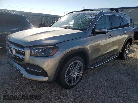 2020 Mercedes-Benz GLS with VIN 4JGFF5KE1LA212205, listed as a Copart auction lot 42902363 with 28,870 mi miles. Bid and sale history available at carsss.com. Image 1.