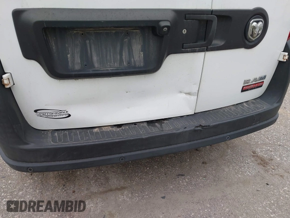2015 Ram ProMaster City Cargo Tradesman with VIN ZFBERFAT7F6A32463, listed as a IAAI auction lot 42112339 with 313,405 mi miles. Bid and sale history available at carsss.com. Image 6.