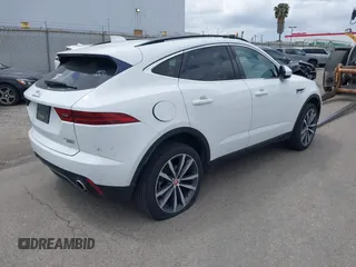 2019 Jaguar E-Pace SE with VIN SADFP2FX8K1Z70007, listed as a IAAI auction lot 42120274 with 32,487 mi miles and . Bid and sale history available at DreamBid. Image 4.