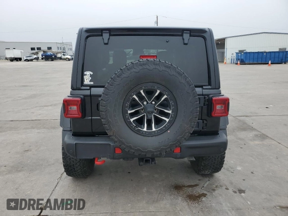 2024 Jeep Wrangler Rubicon X with VIN 1C4RJXFG1RW137055, listed as a Copart auction lot 43633625 with 7,686 mi miles and Clean title. Bid and sale history available at DreamBid. Image 6.