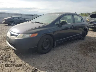 2006 Honda Civic LX z VIN 1HGFA165X6L088161, wystawiony jako Copart lot #53868135 z przebiegiem 183 370 mil mil oraz Szkoda całkowita • Salvage title. Historia ofert i sprzedaży dostępna na DreamBid. Obrazek 1.