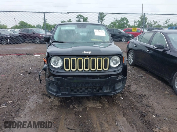 2017 Jeep Renegade Sport z VIN ZACCJBAB9HPF85169, wystawiony jako IAAI lot #42436578 z przebiegiem Nie podano mil oraz . Historia ofert i sprzedaży dostępna na DreamBid. Obrazek 11.