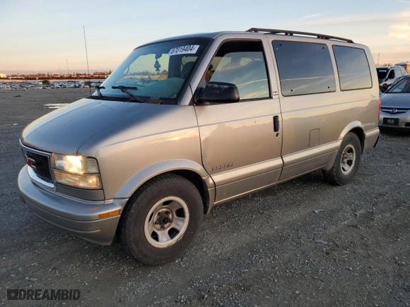 2002 GMC Safari Passenger with VIN 1GKDM19XX2B510542, listed as a Copart auction lot 87019404 with 232,100 mi miles and Salvage Title. Bid and sale history available at carsss.com. Image 1.