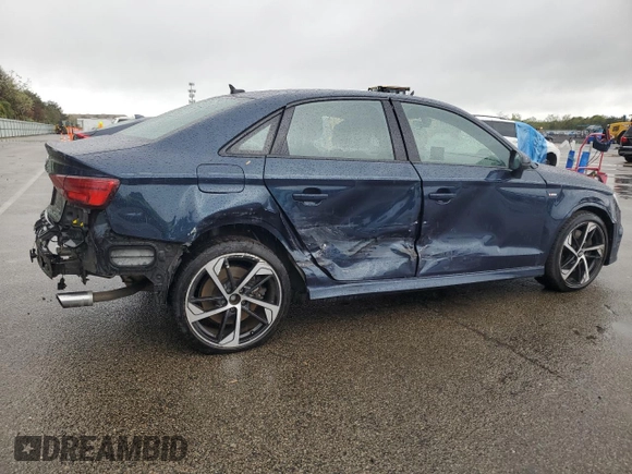 2020 Audi A3 Sedan S line Premium with VIN WAUBEGFF1LA053171, listed as a Copart auction lot 54050194 with 33,318 mi miles and Salvage Title. Bid and sale history available at carsss.com. Image 3.