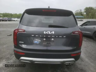 2022 Kia Telluride S with VIN 5XYP6DHC6NG240156, listed as a Copart auction lot 51934575 with 45,940 mi miles and Salvage Title. Bid and sale history available at DreamBid. Image 6.