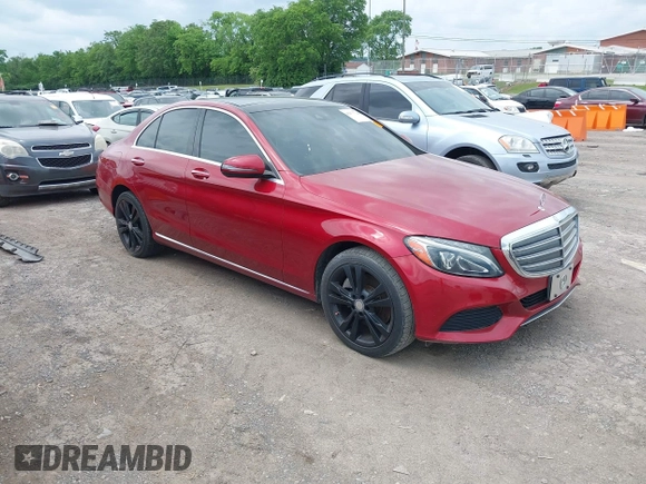 2016 Mercedes-Benz C 300 Luxury with VIN 55SWF4KB4GU147771, listed as a IAAI auction lot 42177724 with 63,107 mi miles and . Bid and sale history available at carsss.com. Image 1.