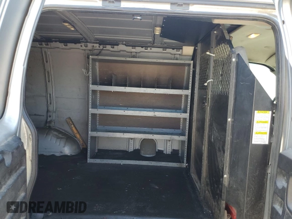 2018 Chevrolet Express Cargo with VIN 1GCWGAFP3J1318769, listed as a Copart auction lot 50991335 with 147,260 mi miles and Clean title. Bid and sale history available at DreamBid. Image 10.