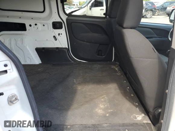 2017 Ram ProMaster City Cargo Tradesman SLT with VIN ZFBERFBB4H6E10036, listed as a Copart auction lot 65130395 with 106,277 mi miles and Clean title. Bid and sale history available at DreamBid. Image 11.
