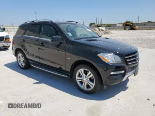 2012 Mercedes-Benz M ML 350 with VIN 4JGDA5HB2CA016986, listed as a Copart auction lot 53207725 with 49,862 mi miles and Salvage Title. Bid and sale history available at carsss.com. Image 4.