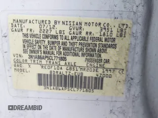2012 Nissan Sentra S с VIN 3N1AB6AP5CL771805, выставлен на аукционе IAAI как лот 42505491 с пробегом 142 315 миль миль и . История ставок и продаж доступна на DreamBid. Изображение 9.