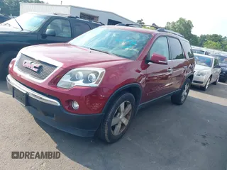 2010 GMC Acadia SLT1 with VIN 1GKLRMED9AJ164627, listed as a IAAI auction lot 42688959 with 179,119 mi miles and . Bid and sale history available at DreamBid. Image 2.