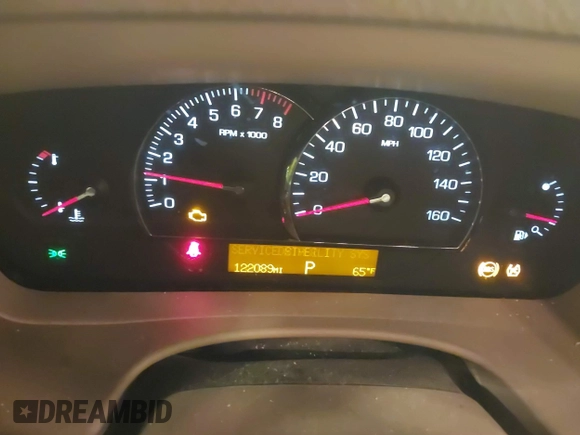 2005 Cadillac STS with VIN 1G6DC67AX50201697, listed as a IAAI auction lot 41822466 with 122,089 mi miles. Bid and sale history available at carsss.com. Image 7.