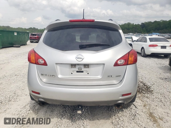 2010 Nissan Murano SL with VIN JN8AZ1MW9AW139254, listed as a Copart auction lot 54681055 with 193,041 mi miles and Clean Title. Bid and sale history available at carsss.com. Image 6.