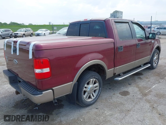 2005 Ford F-150 XLT with VIN 1FTPW12585KD81247, listed as a IAAI auction lot 42217069 with 185,032 mi miles and . Bid and sale history available at DreamBid. Image 4.