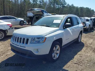 2012 Jeep Compass Sport with VIN 1C4NJCBA1CD660068, listed as a IAAI auction lot 41766146 with 173,445 mi miles. Bid and sale history available at carsss.com. Image 2.