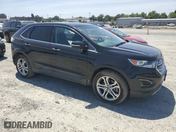2017 Ford Edge Titanium z VIN 2FMPK4K91HBB28832, wystawiony jako Copart lot #55677655 z przebiegiem 95 457 mil mil oraz Szkoda całkowita • Salvage title. Historia ofert i sprzedaży dostępna na DreamBid. Obrazek 4.
